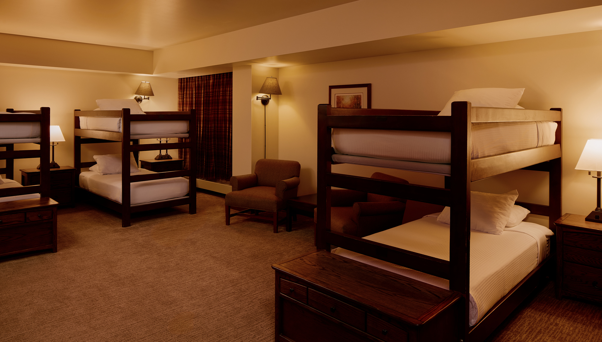 Six-Bed Bunk Rooms